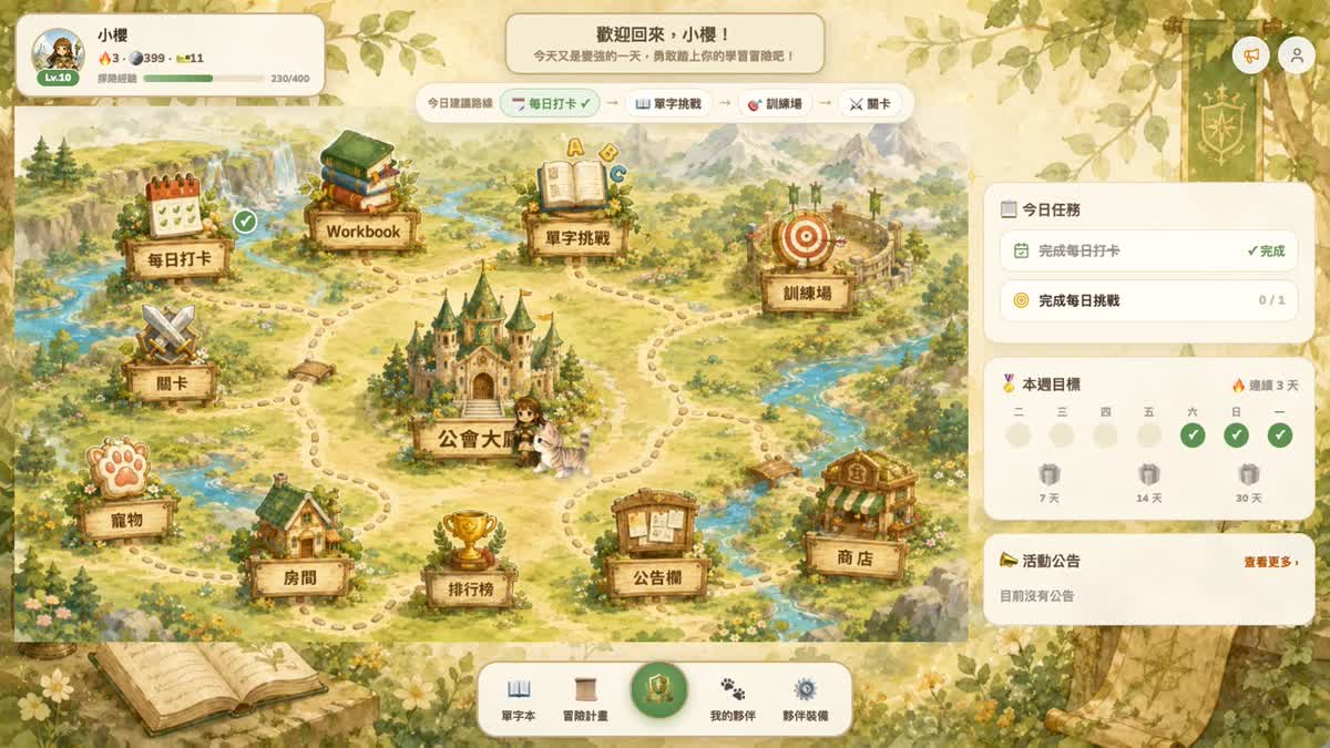 公會地圖主畫面
